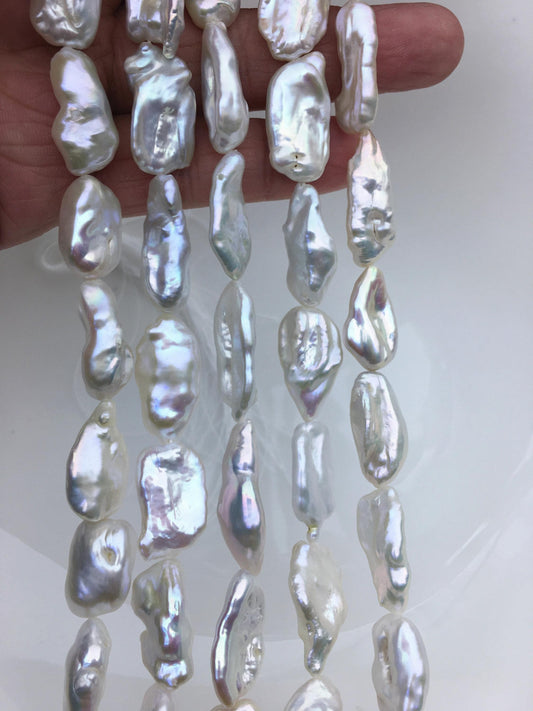 AA+ 11-13mm AA+ white keshi Freshwater Pearl,ZS-200-98