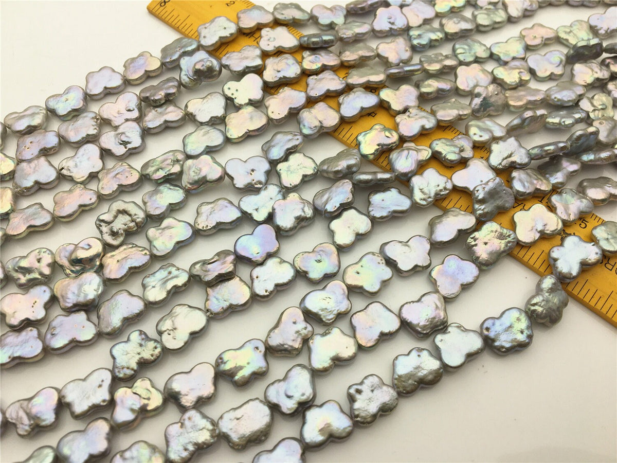 Rare!AA+ 9.5-10x12-13mm Gray Butterfly Pearl, Freshwater pearl Butterfly, for your design, Cultured Pearls Maggie Designs, ZS-17-7