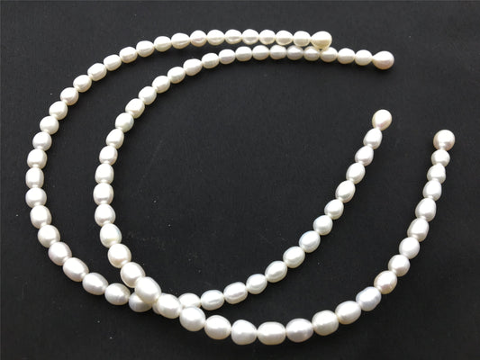 AAA White/Mixed Color Freshwater Pearl Bridal Headband | B8-023