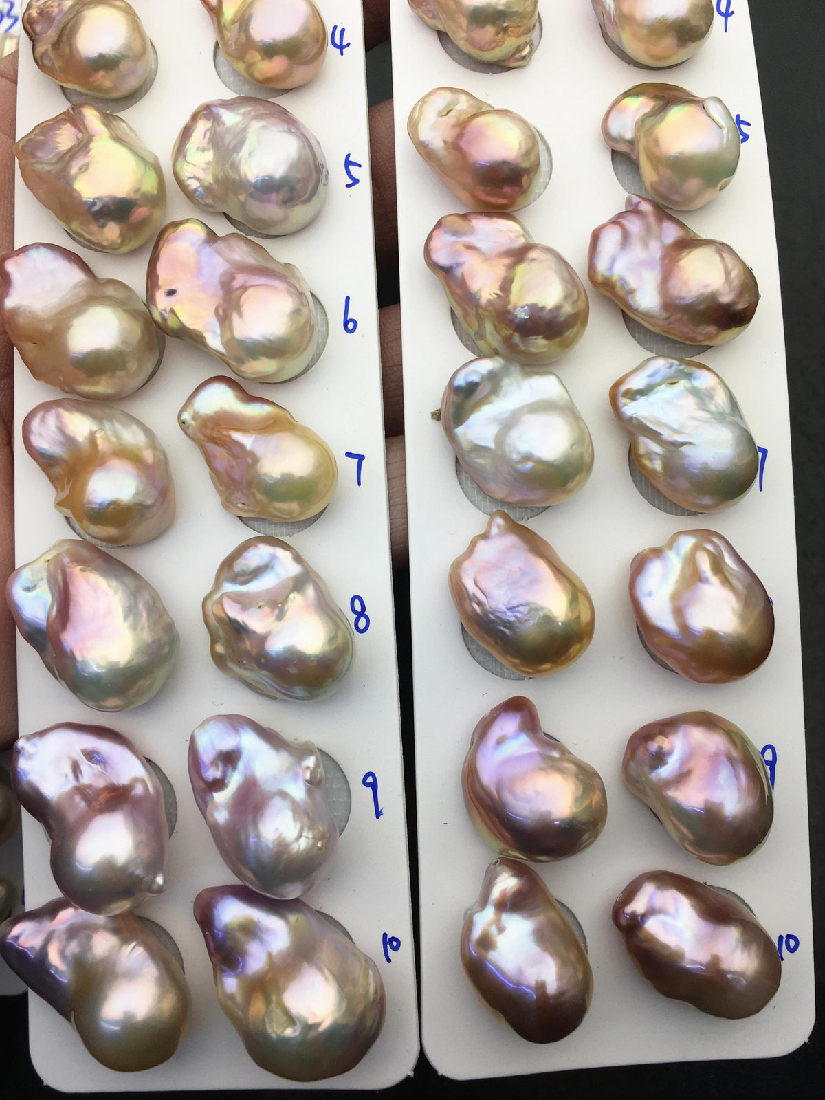 1 pair AAA 13-15mm Purple Rainbow Flame ball Pearl Pairs - large Baroque freshwater pearl pairs, Fire Ball Pearl, FL15-3A-8-8