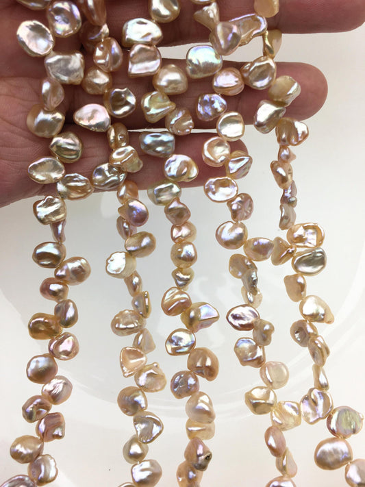 AAA+ 7-8mm Natural Purple Keshi Freshwater Pearls,keshi pearl strands,ZS-129-20