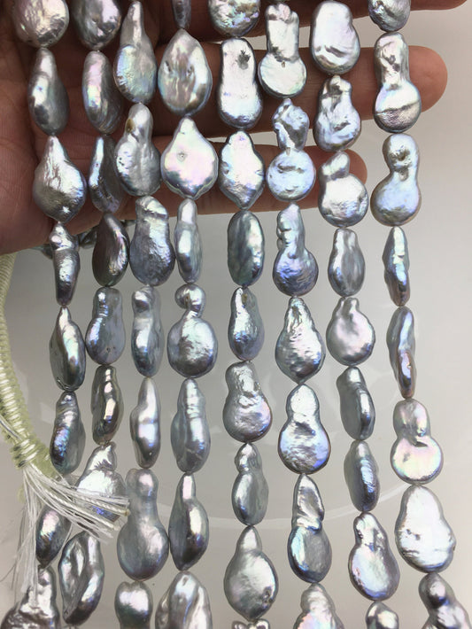 AA+ 11-12mm Gray Tail Coin freshwater pearls,diy bead,flat round pearl bead,COIN12-2A-2-13