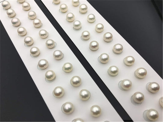 AAA 7-7.5mm white round freshwater pearls,high luster,round loose pearl wholesale,for pearl earrings,for pearl ring,RP7-3AY-GJ-6
