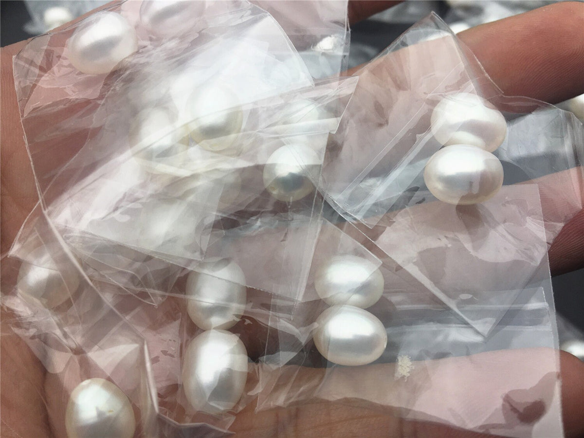 AAA 9-10mm white pink purple rice freshwater pearls, rice pearl earrings, tear drop pearl earrings, dangle pearl earrings, LR9-3A-2