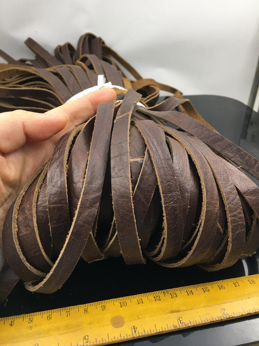 2 yards 10mmx2mm Flat crazy-horse Oil Leather Cord, Select Length, Wholesale Jewelry Supplies, Distressed Matte Finish, LC10-201