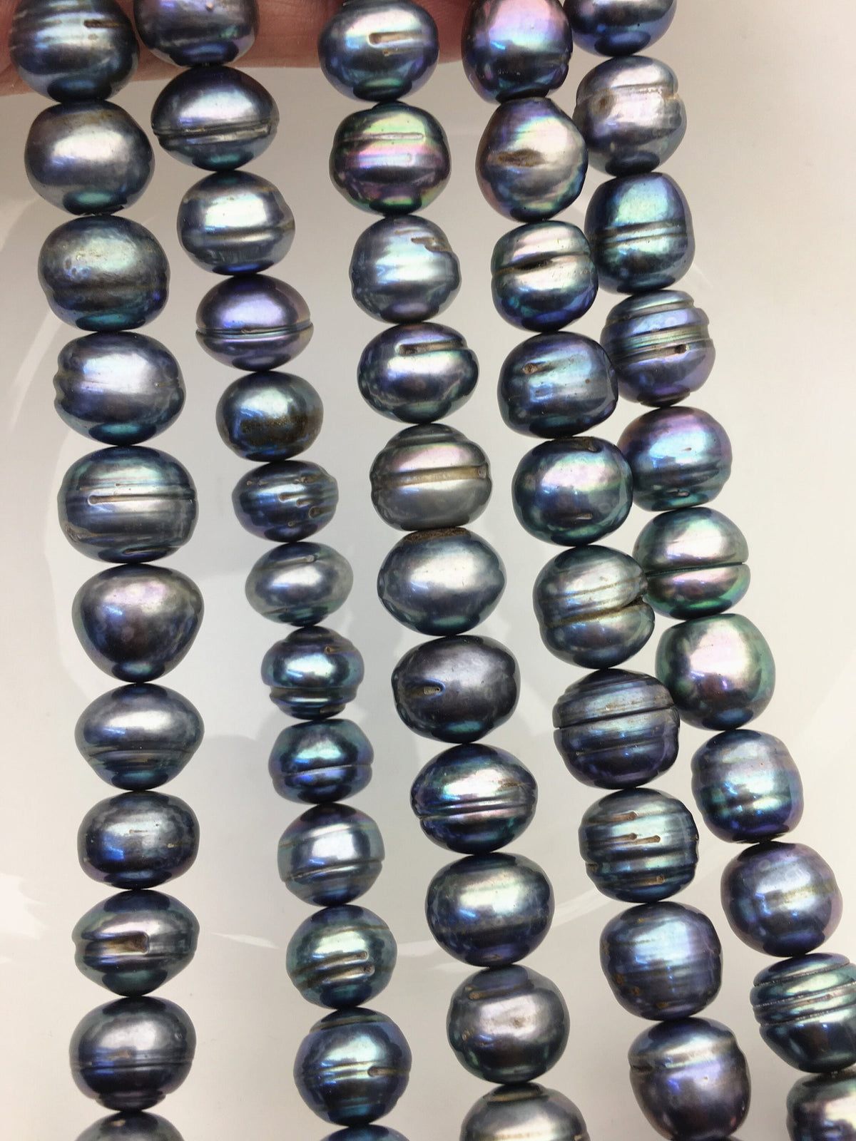 AA 12=14mm Big Green Blue button round freshwater pearl strand,loose freshwater pearl,SM13-T2