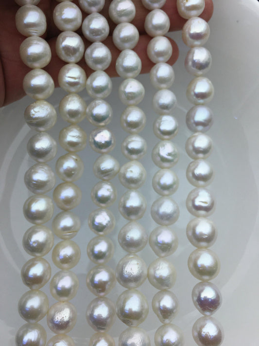 AA 10-12mm white baroque drop Edison Freshwater Pearl,ED12-2A-5-21