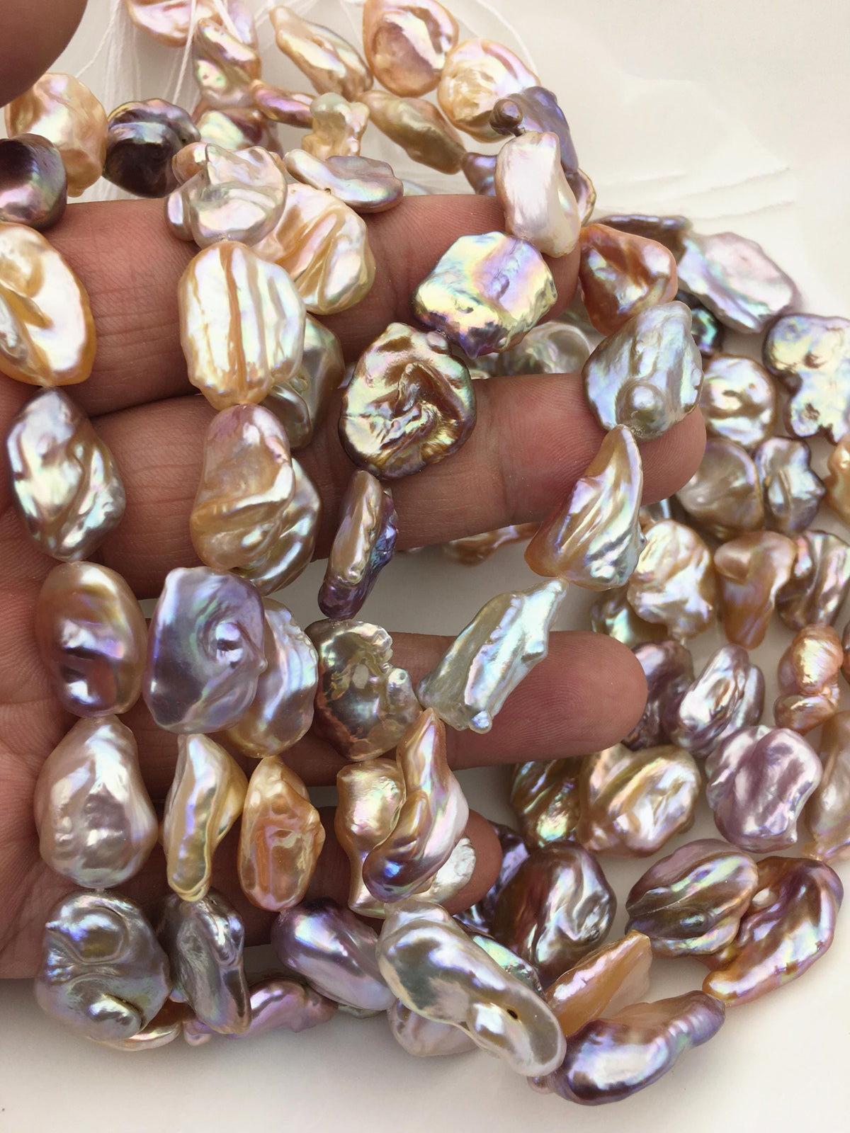 AAA 13-15mm natural pink purple keshi Freshwater Pearl, DIY Loose Freshwater Pearl, wholesale price, china wholesale pearl, ZS-200-121-3