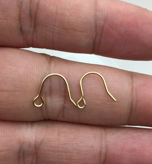 3 pairs 9x12mm 14k goldfilled Simple Dangle Earrings, 0.7mm diameter, DIY earrings jewelry,AGF-ER-003