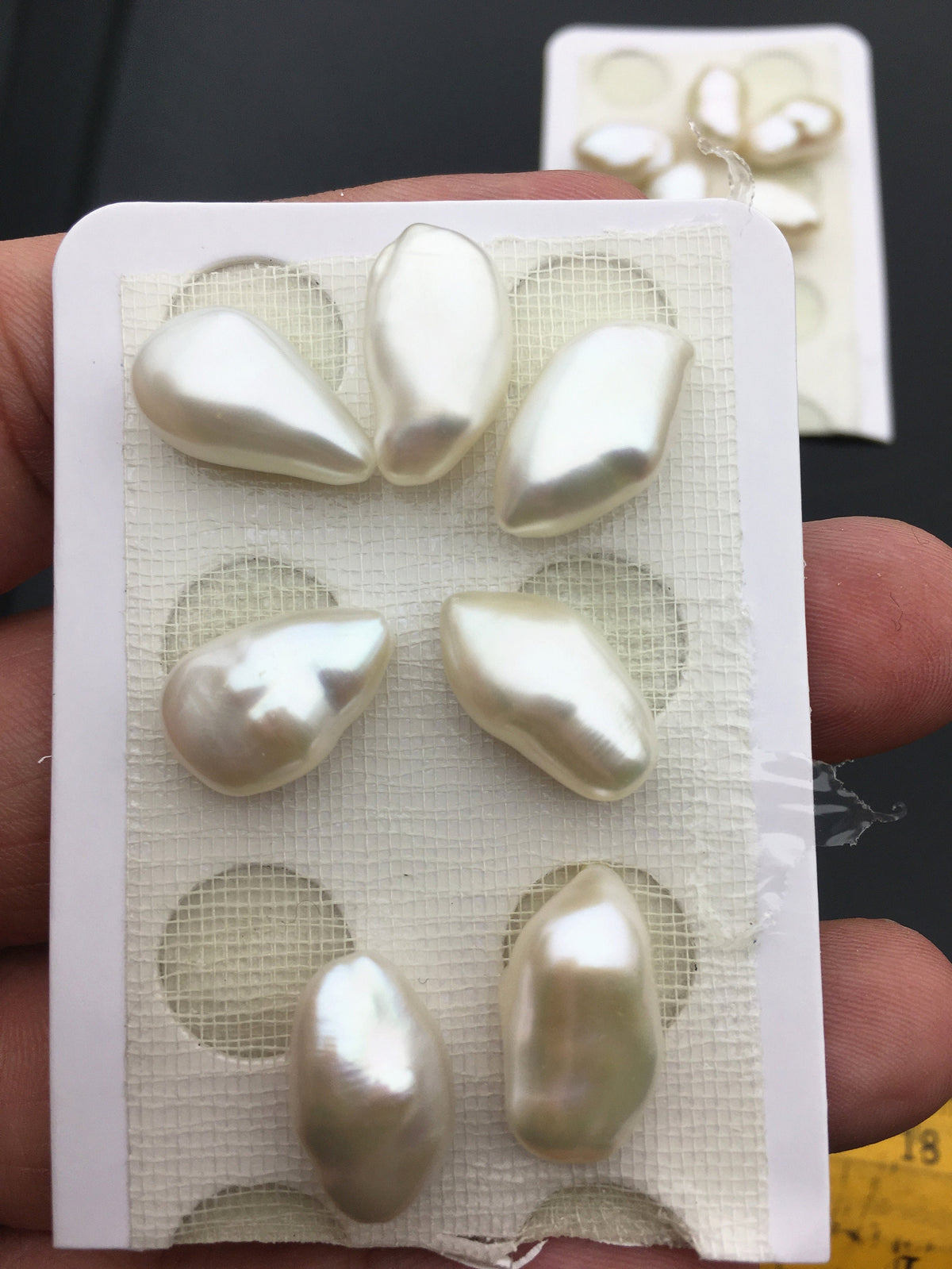 AAA 9-10mm White flower and earrings set keshi Freshwater Pearl, Fresh Water Pearl, Wedding Necklace, ZS-127-62-4