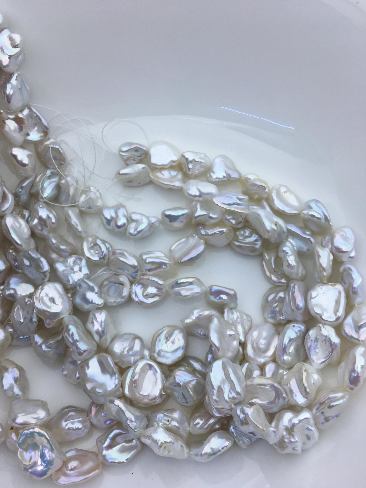 AA+ 11-13mm white keshi Freshwater Loose Pearl,ZS-200-71