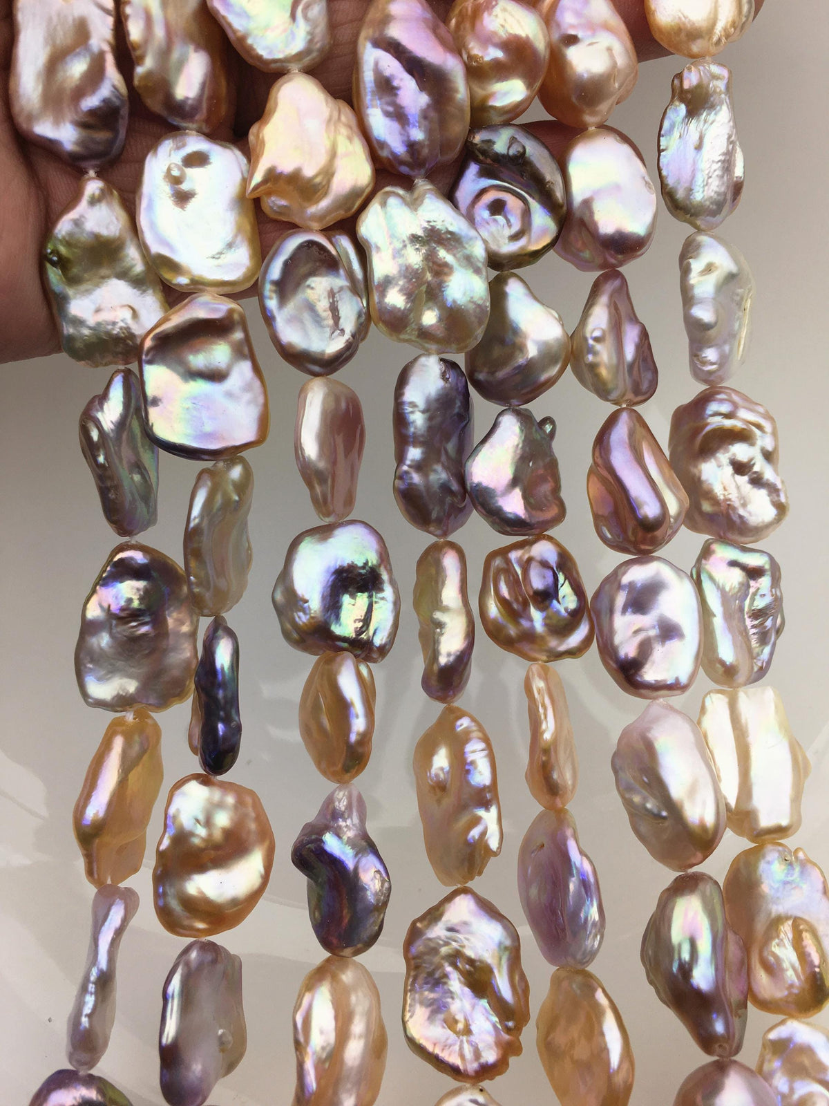 AAA 13-15mm natural pink purple keshi Freshwater Pearl, DIY Loose Freshwater Pearl, wholesale price, china wholesale pearl, ZS-200-121-4