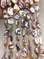 AAA 13-15mm natural pink purple keshi Freshwater Pearl, DIY Loose Freshwater Pearl, wholesale price, china wholesale pearl, ZS-200-121-4