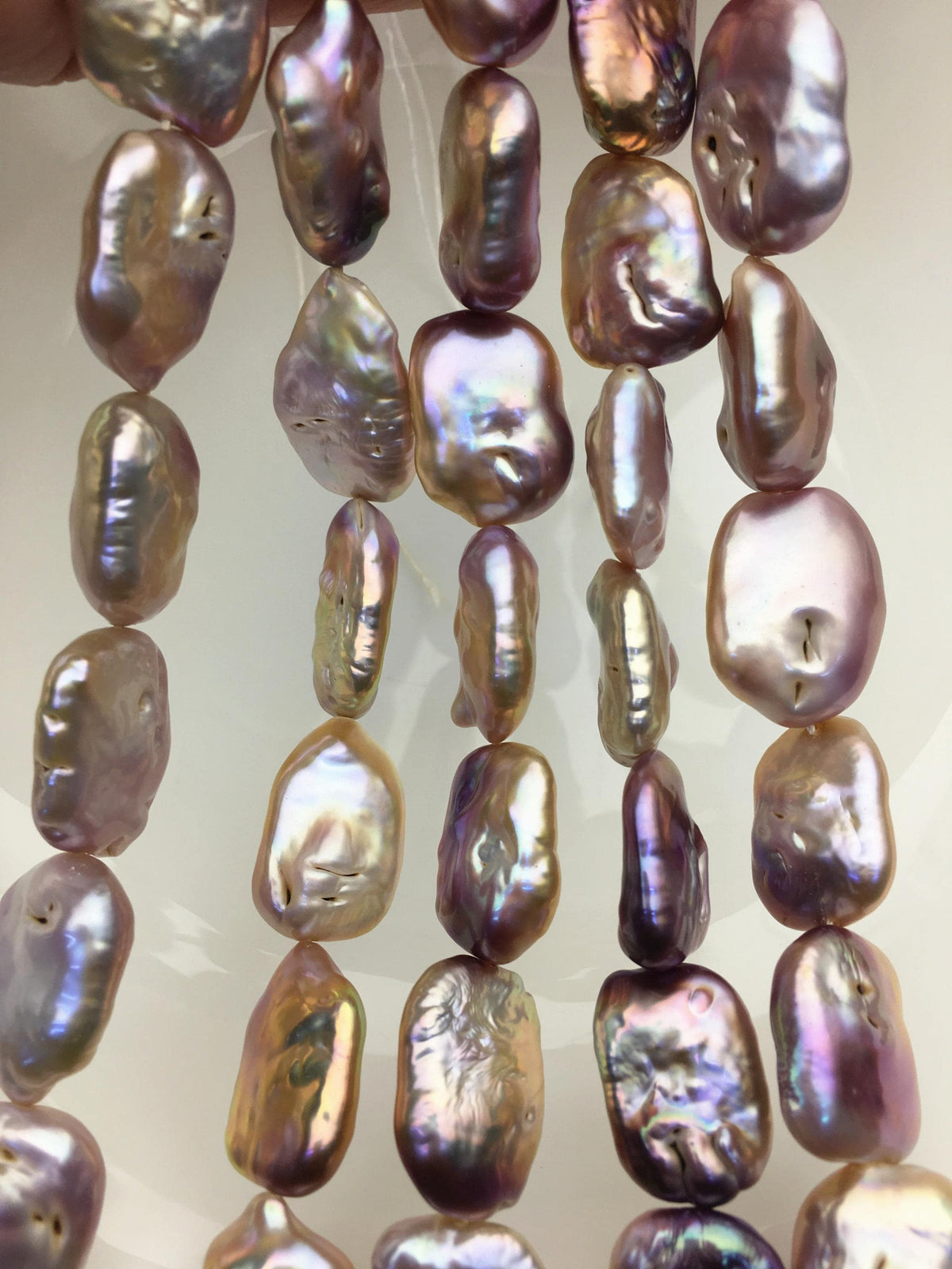 AA 15-18mm mix color thick rectangle freshwater pearls,diy bead,flat block pearl bead,ZS-103-24