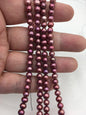 AAA 5.5-6mm red potato freshwater pearls,Wedding Bracelet Beach Wedding Bride Mother of,CR5-T20
