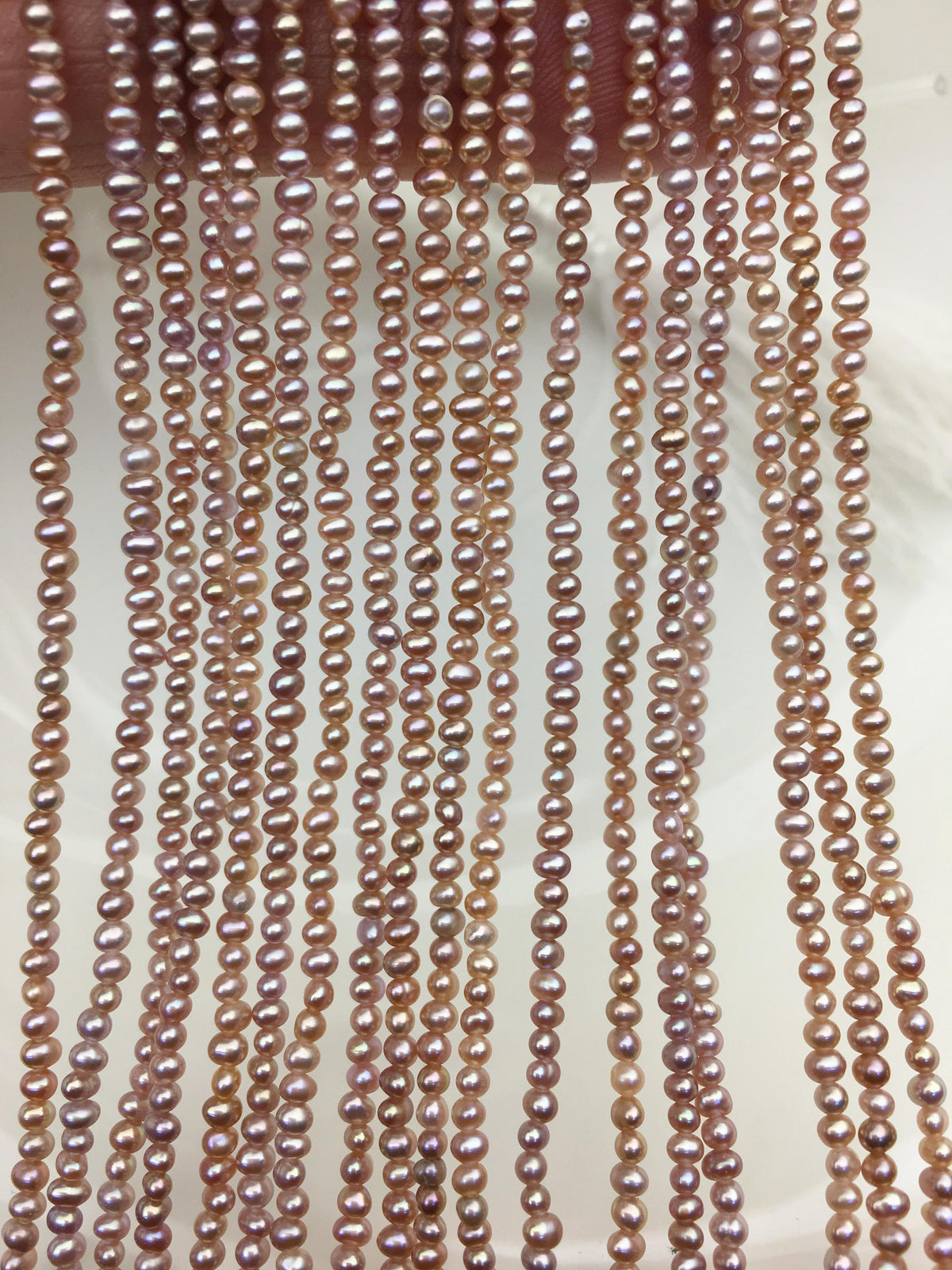 AAA 2-2.5mm purple seed potato freshwater pearls, seed pearl, small size pearls bead wholesale, CR2-3A-3