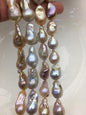 1 strand 15.5'' A 12-15mm natural color flame ball pearl,FL15-2A-5-35