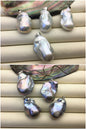 1pc AA+ 16-20x25-30mm huge white/gray baroque pearl fashion pendant necklace,S925 Sterling silver pendant,NC1-041-3