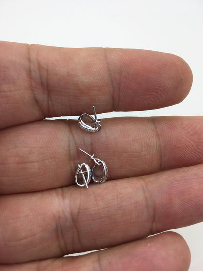 2pcs Cz zircon S925 sterling silver pendant hook, for pendant,for DIY,wholesale,ASL-P-021