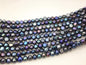AAA 7-8mm blue black nugget freshwater pearls,irregular nugget freshwater pearl strand,LM7-T11