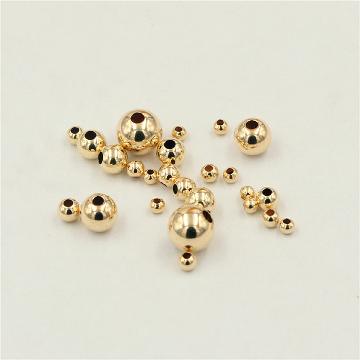 30pcs 14k goldfilled 2mm 3mm Round Beads,14k GF Spacer Beads,AGF-OTH-006