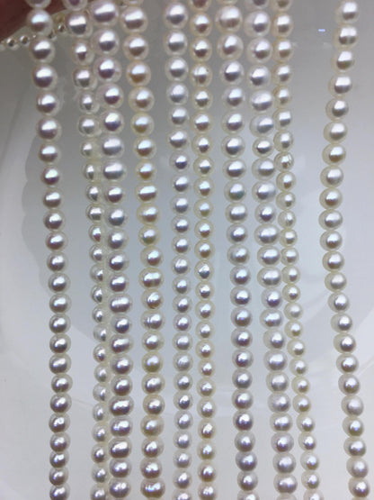 AA+ 4-4.5mm white potato freshwater pearls,seed freshwater pearl,CR4-2A-5