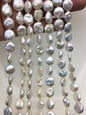 AA+ 11-12.5mm White Coin freshwater pearls,diy bead,flat round pearl bead,COIN12-2A-2-15