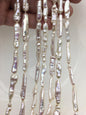 15.5'' AA+ 4-7mm White Toothpick pearls,ZS-80-18
