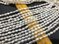 20% OFF 5 strands AA 3.5-4mm white nugget freshwater pearls, irregular nugget freshwater pearl strand, pearl factory china, LM3-2A-3
