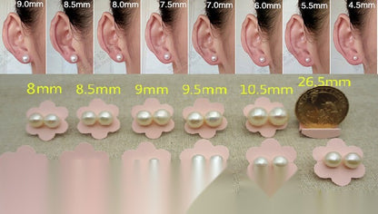 AAA 11-11.5mm big gray baroque pearl stud earrings,sterling silver stud earrings,SE1-004