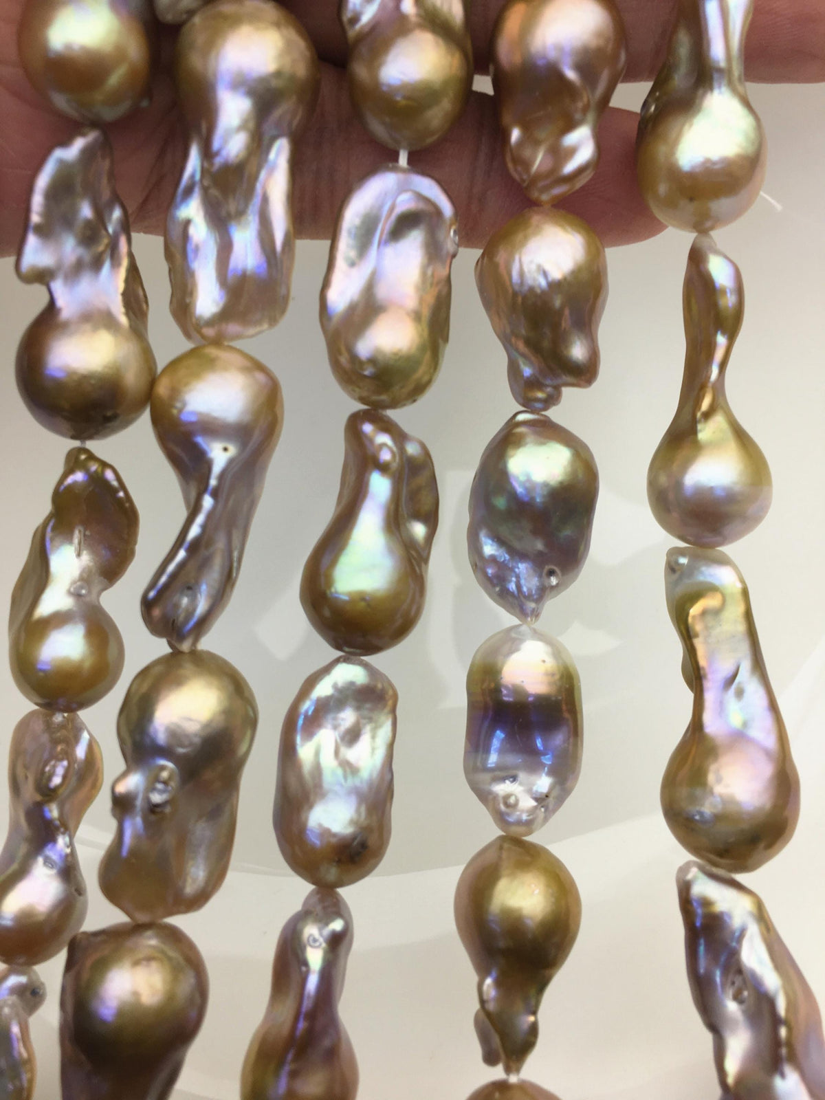 AA 12-15mm Natural Bronze flame ball pearl,FL15-2A-5-52