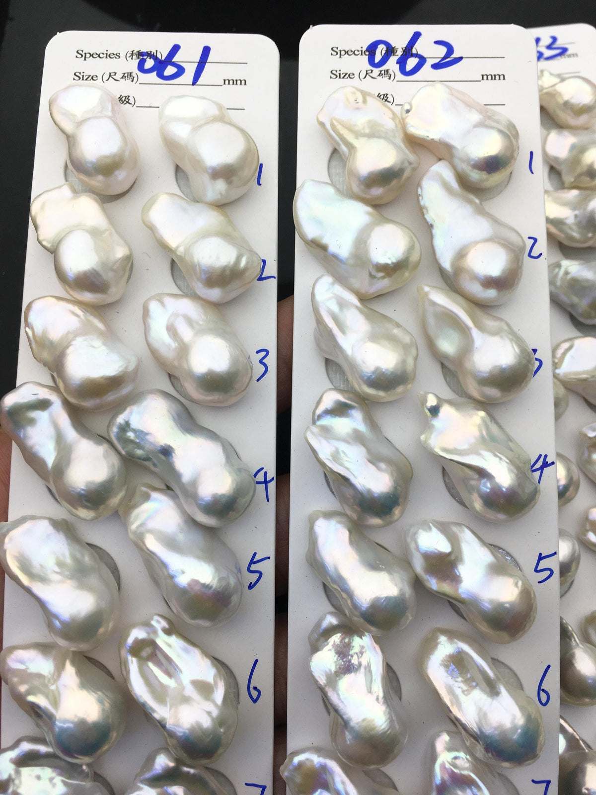 1 pair AAA 13-18x20-28mm White Flame ball Pearl Pairs-0.9mm top half hole-large Baroque freshwater pearl pairs, Fire Ball Pearl, FL15-3A-8-41