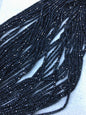 AAA 3x2.2mm Black Spinel Faceted beads,15.5 inch,one strand,Semi Precious stone,black spinel beads,SP-R3-002