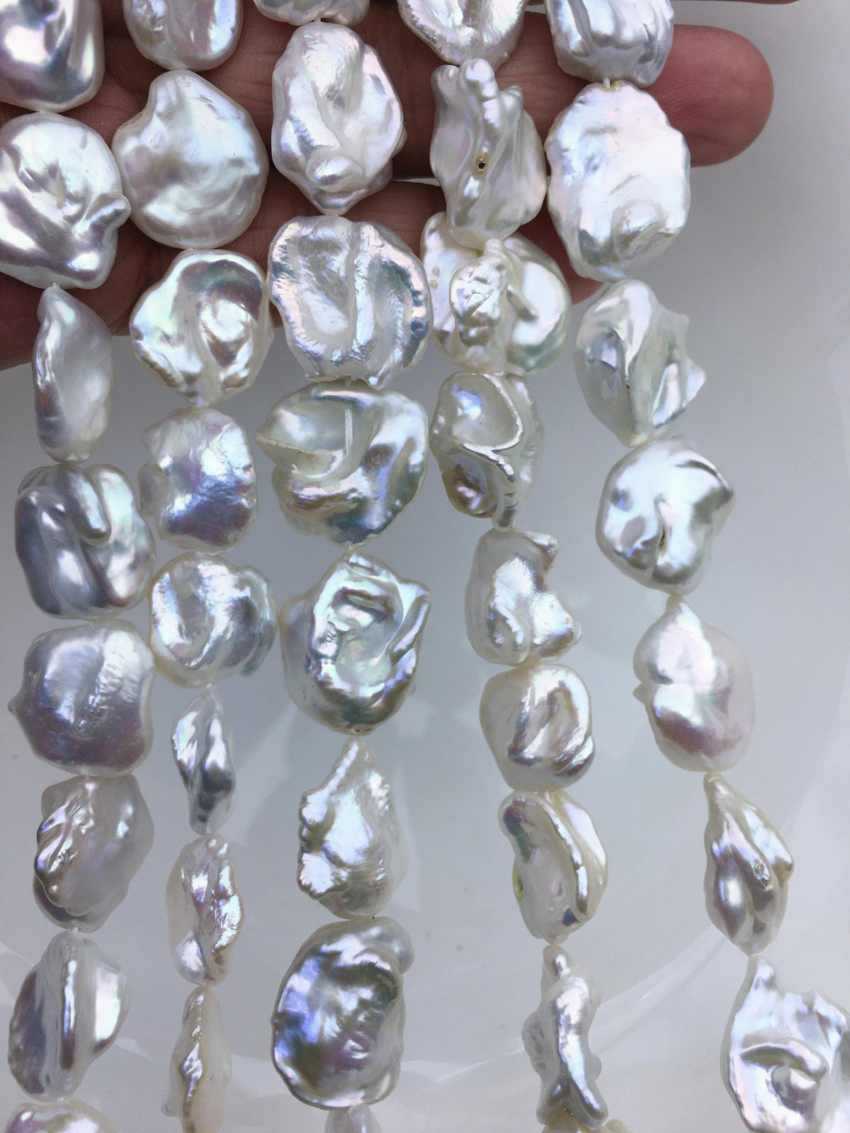 AA+ 14-17mm white keshi Freshwater Pearl,DIY Loose Freshwater Pearl,wholesale price,china wholesale pearl,ZS-200-88