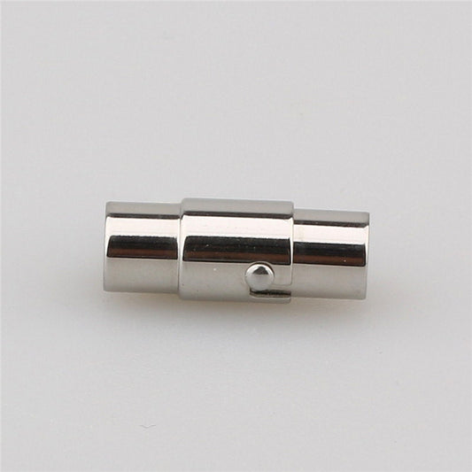 3pcs 2/3/4/6/8mm hole size stainless steel magent clasp, round leather cord bracelet necklace clasp, bracelet clasp, AAL-006