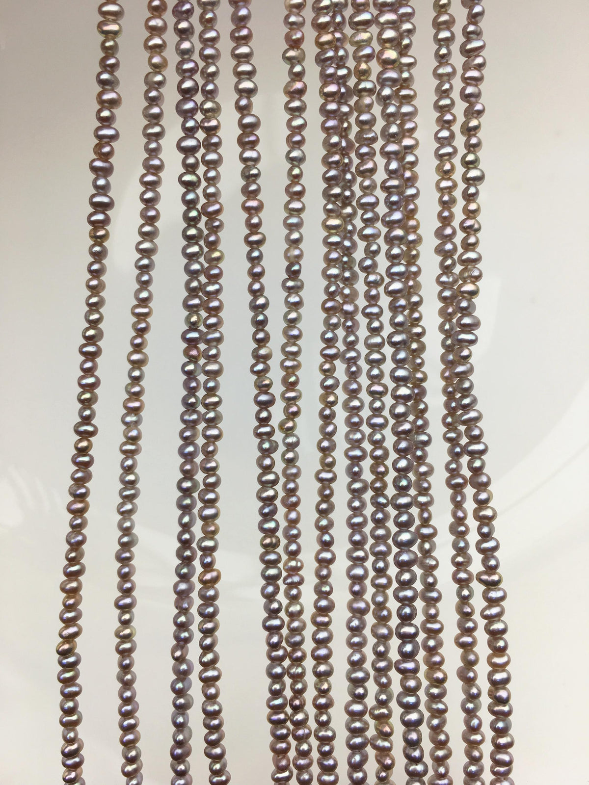AAA 2-2.2mm gray purple seed potato freshwater pearls, seed pearl, small size pearls bead wholesale, CR2-T2