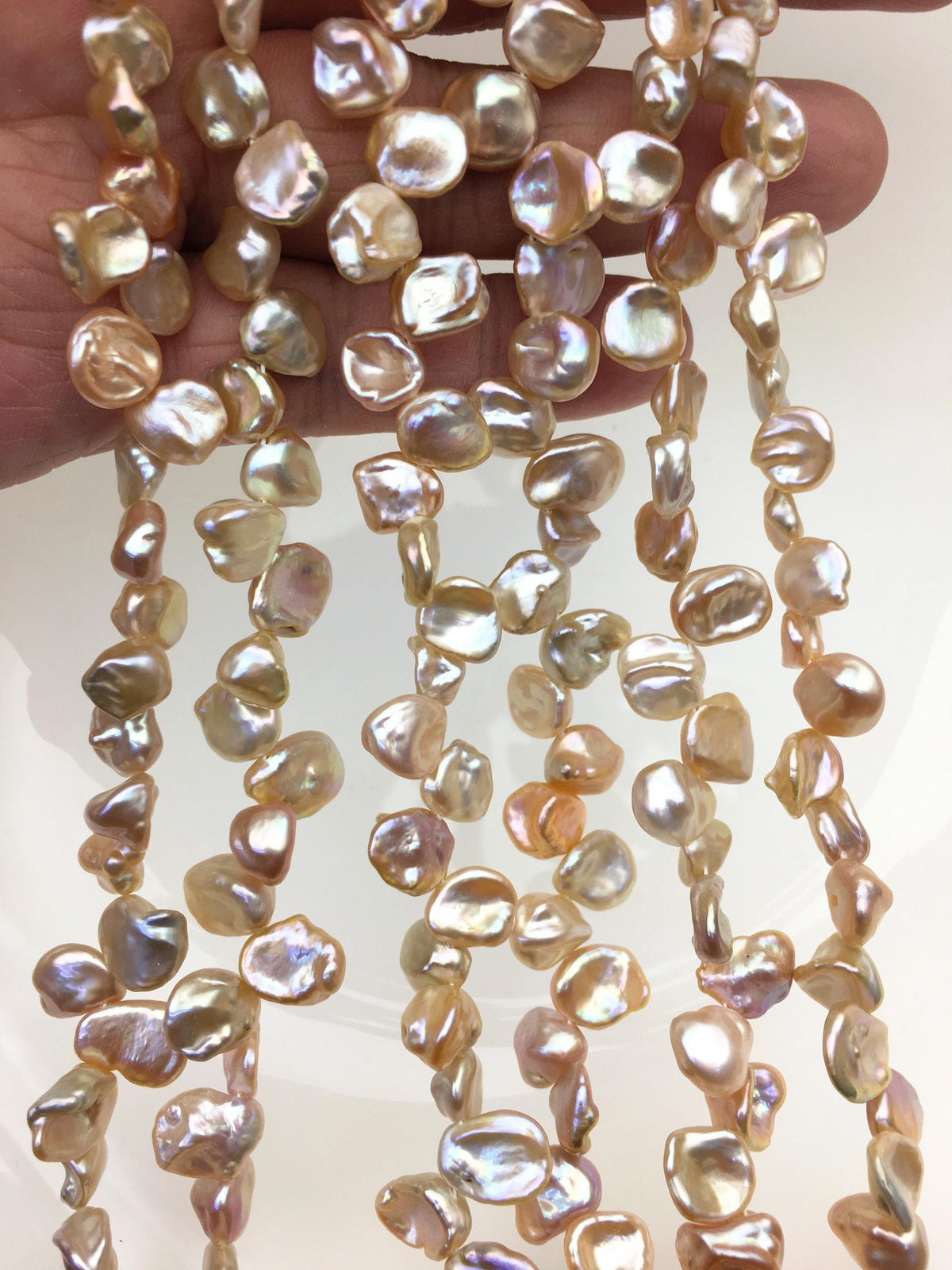 AAA+ 8-9mm Natural Purple Keshi Freshwater Pearls,keshi pearl strands,ZS-129-22