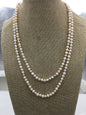 47'' AA 6mm misc color near round freshwater pearl Necklace,Pearl necklace,NPN1-056