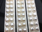 Rare!AAA 13-13.5mm High Luster Thick Skin button freshwater pearls, round button pearl pairs, pearl earring, pearl stud, BTN13-3A-5