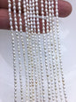 AA+ 2.3-2.5x3-4mm white rice freshwater pearls, rice loose pearl beads, diy pearl, genuine pearl, Cultured pearl, diy pearl beads, LR2-2A-5