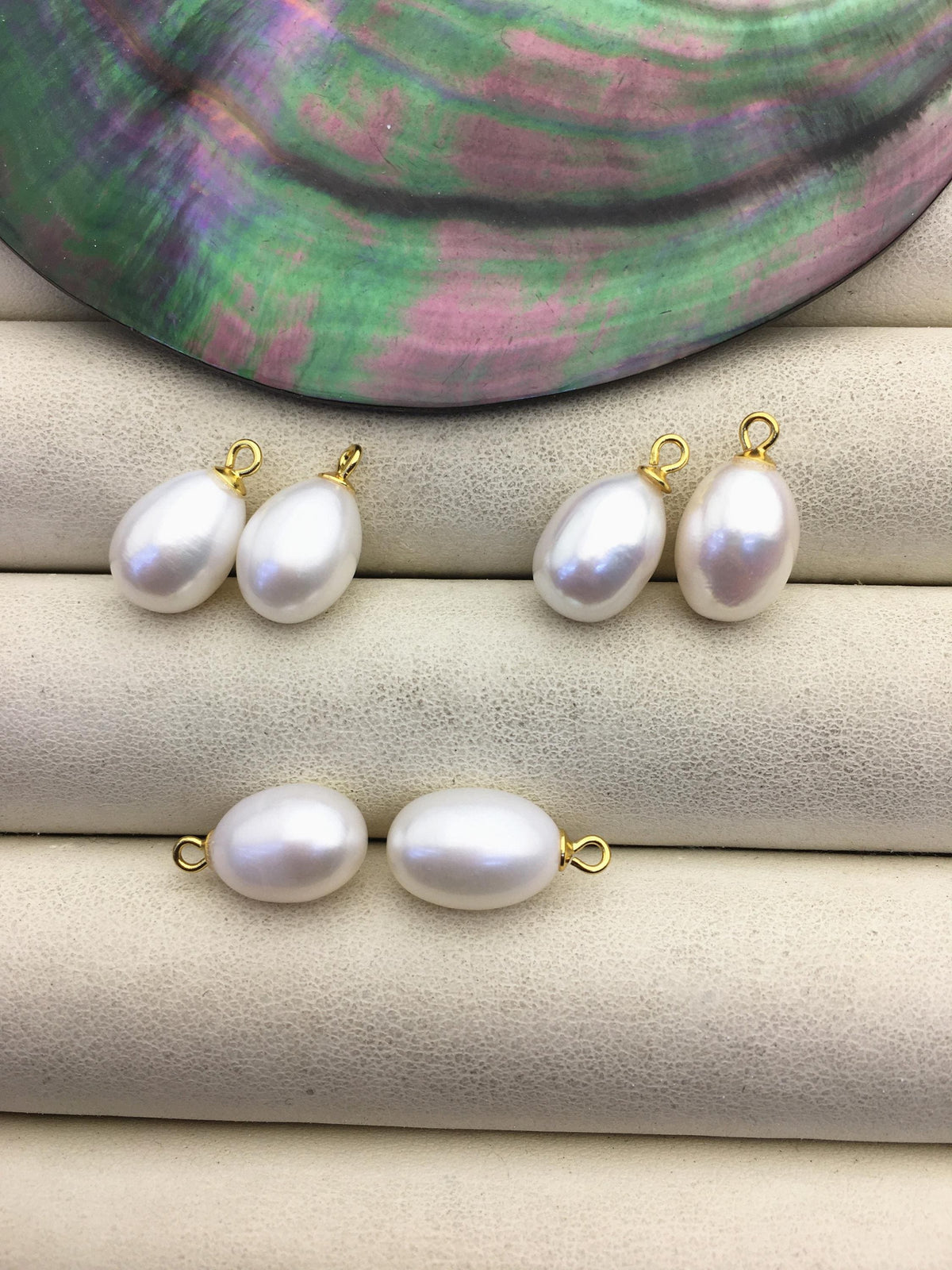 AAA 8.5-9x11.5-12.5mm white long rice pearl dangle earrings,S925 Sterling Silver pearl earrings,pearl for women,SE3-T6