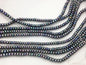 AAA 4.5-5.5mm peacock button round freshwater pearls,Rondelle pearl Beads,white freshwater pearl,loose strands,SM5-3A-21
