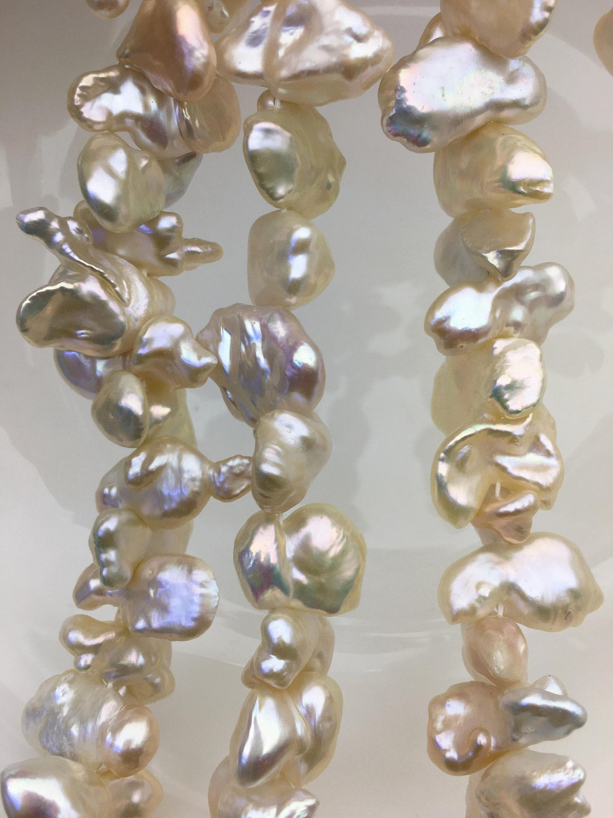 AA+ 11-15mm light pink keshi freshwater pearl,ZS-130-4