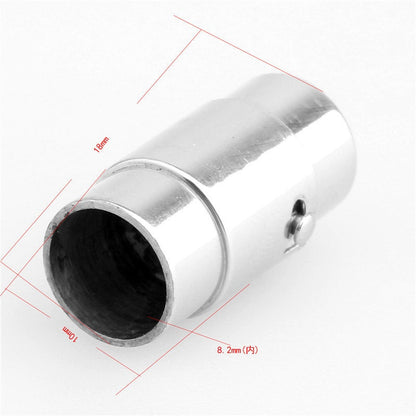 3pcs 2/3/4/6/8mm hole size stainless steel magent clasp, round leather cord bracelet necklace clasp, bracelet clasp, AAL-006
