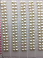 AAA 4.5-5mm Seed White button round pearls pairs, loose pearl beads, pearl earring, pearl stud, pearl earring stud supply, BTN4-4A-1-2