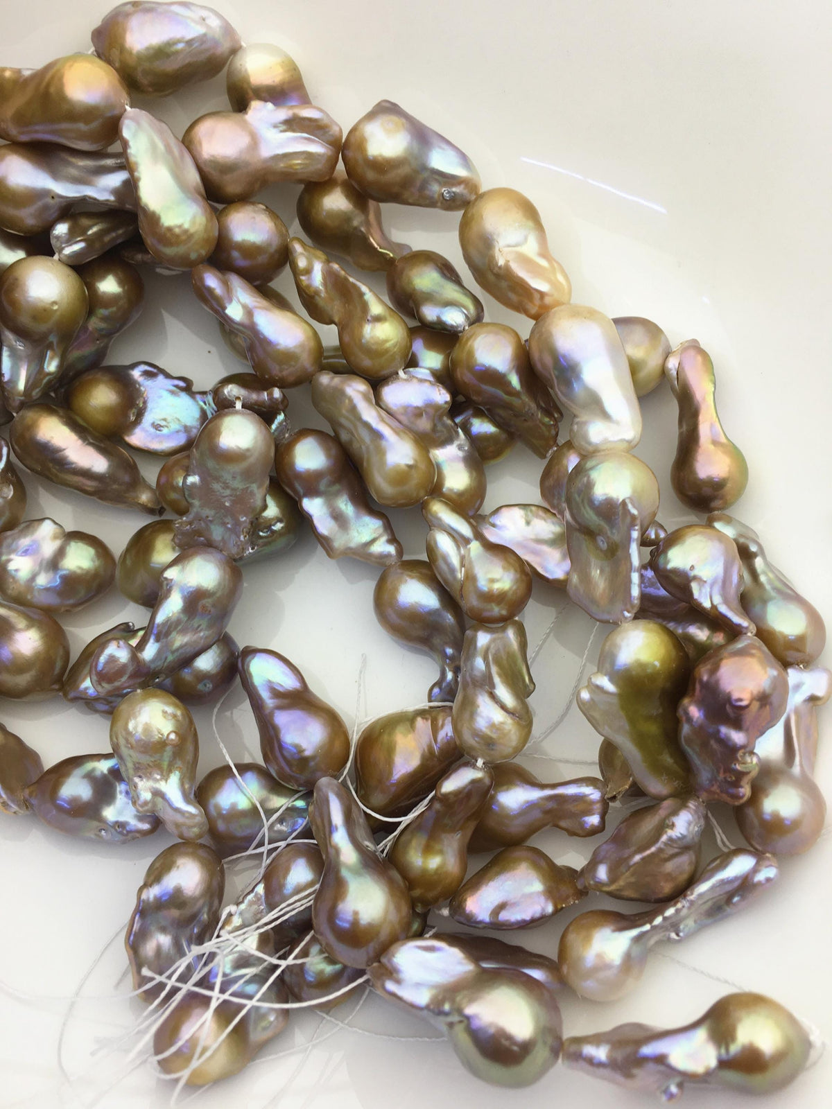 AA 12-15mm Natural Bronze flame ball pearl,FL15-2A-5-52
