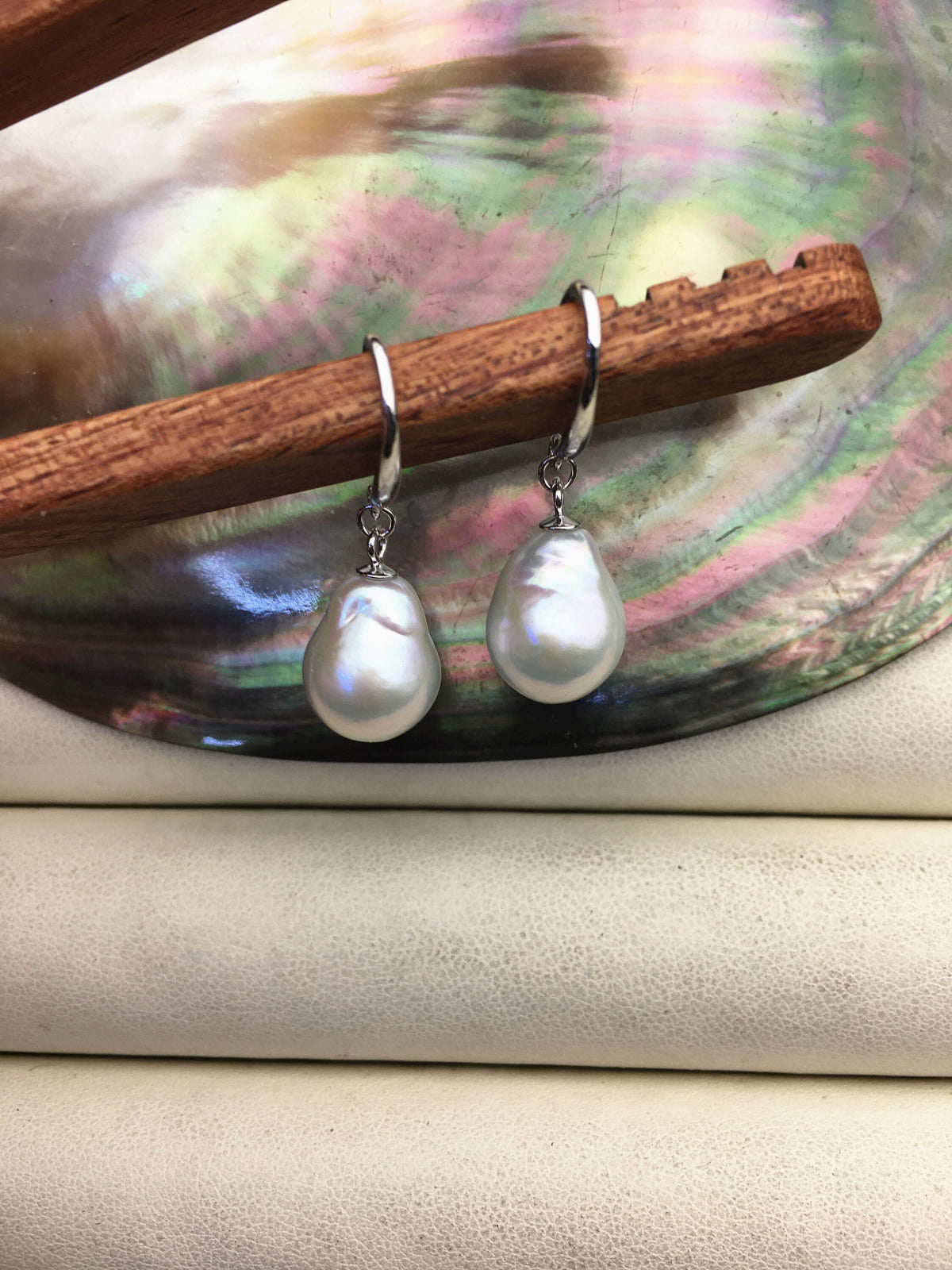 1 pair AAA 10-11mm white drop edison pearl dangle earrings,S925 Sterling Silver earrings,wedding pearl earrings,SE3-T9-5