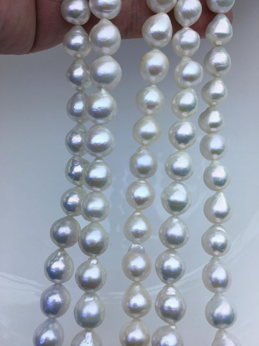 AA+ 9-11mm white teardrop freshwater pearls,Christmas,Valentine's Day gift,for pearl necklace,Love,Happiness,LR10-T12