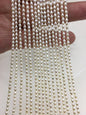 AAA 2.5-2.7x3.6-4.9mm white rice pearls, oval loose pearl beads, diy pearl, genuine pearl, Cultured pearl, diy pearl beads, LR2-3A-23