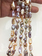 AAA 8-10mm natural pink purple long keshi Freshwater Pearl,DIY Loose Freshwater Pearl,ZS-200-121-12